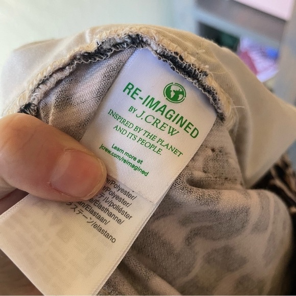 J.Crew 10" Highest Rise Toothpick Leopard Skinny Corduroy Pants - Picture 12 of 12